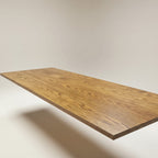 Oak laundry countertop product photo on a clean neutral background