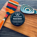 Wolfpack Woodworks board butter food safe wood conditioner on handcrafted serving board